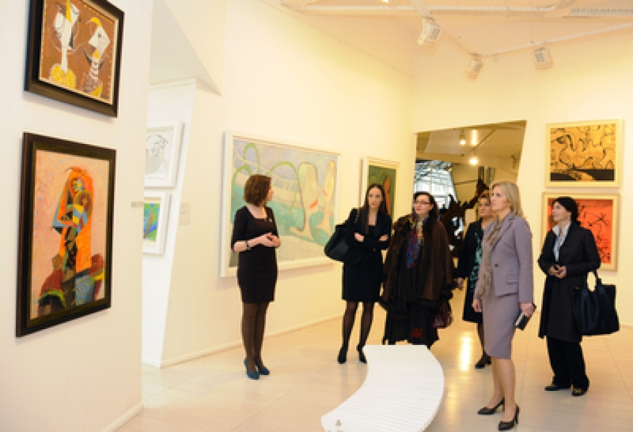 L’épouse du président serbe a été très impressionnée du Musée de l’Art Contemporain