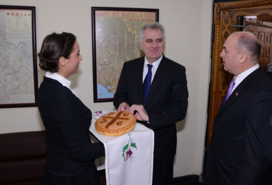 La visite de l’ambassade de Serbie en Azerbaïdjan