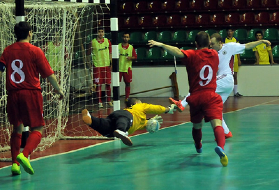 L’équipe lettone a remporté sa première victoire au VIème tournoi international de futsal à Bakou