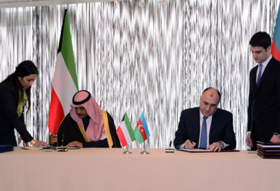 La signature des documents sur la coopération entre l’Azerbaïdjan et le Koweït
