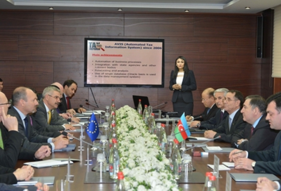 Azeri Taxes Minister meets head of EU office in the country