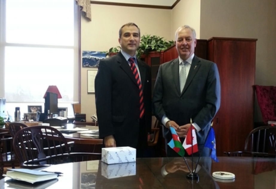 L’ambassadeur azerbaïdjanais a eu des rencontres dans la ville d’Edmonton