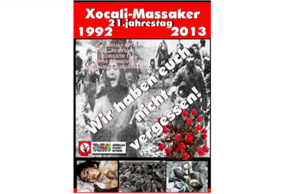 Signature collection campaign on Khojaly massacre to be launched in Hannover