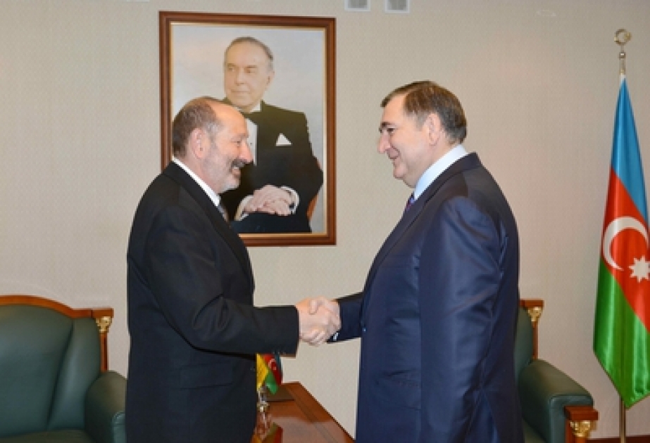 Azerbaijan`s Taxes Minister meets IOTA officials