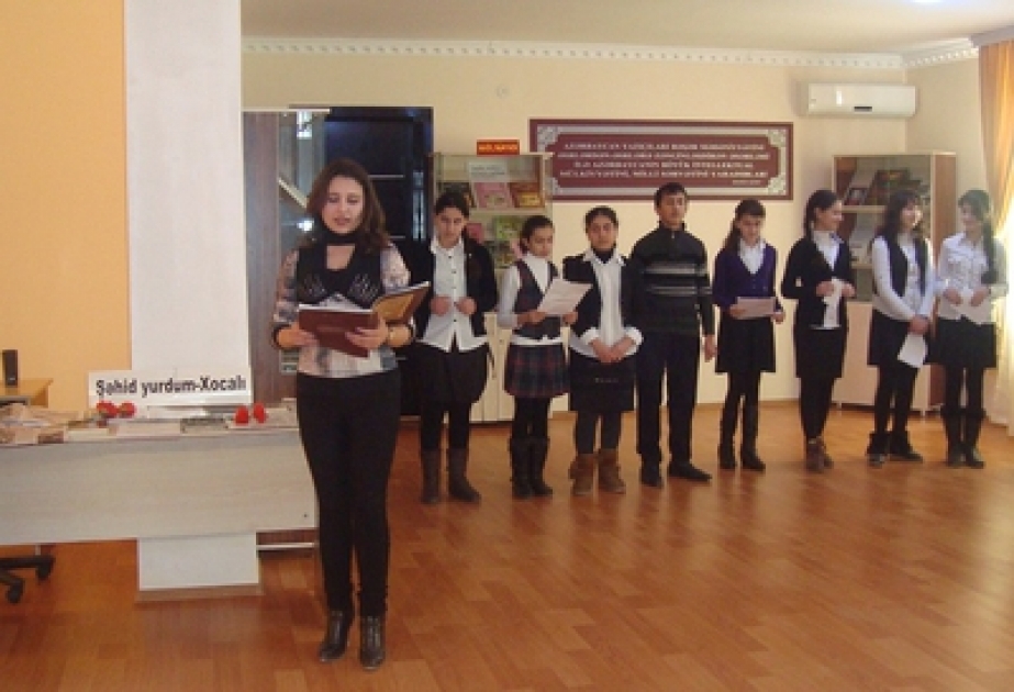 Gənclər Azərbaycan xalqının başına gətirilən faciələri heç vaxt unutmamalıdırlar