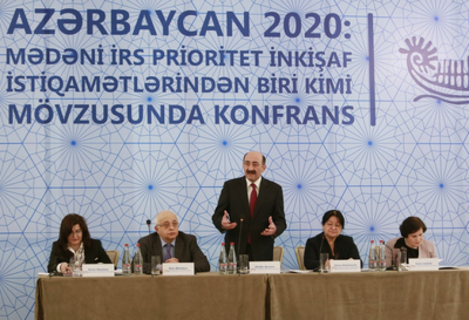 Une conférence au sujet de “Azerbaïdjan 2020: Le patrimoine culturel comme l’une des orientations prioritaires de développement” a entamé ses travaux