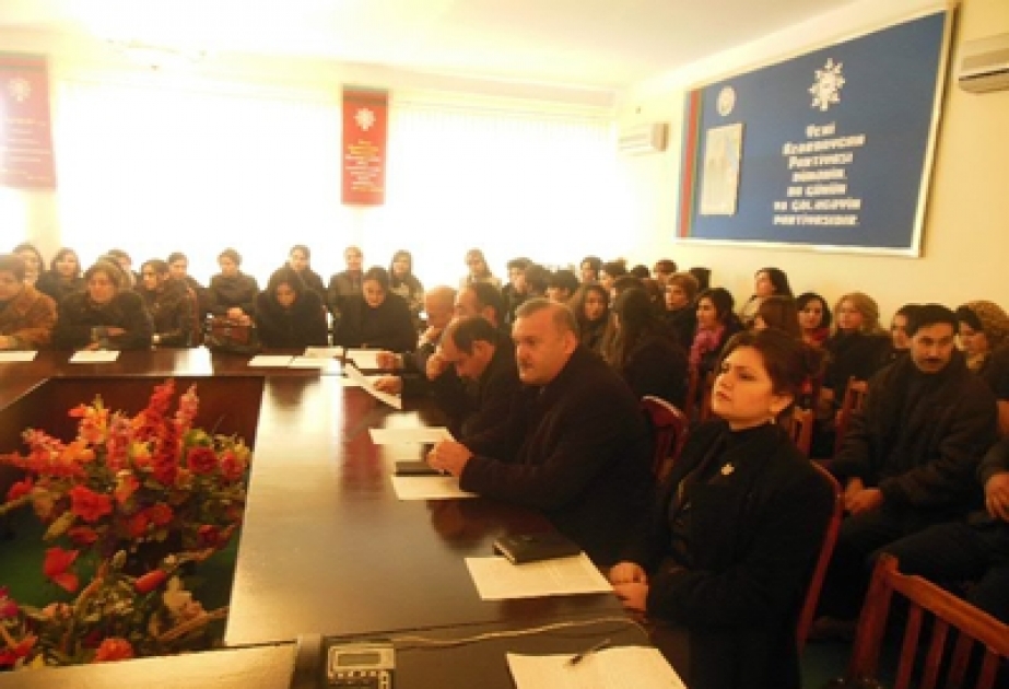 Xocalı soyqırımının 21-ci ildönümü ilə bağlı Ağcabədi rayonunda bir sıra tədbirlər keçirilmişdir