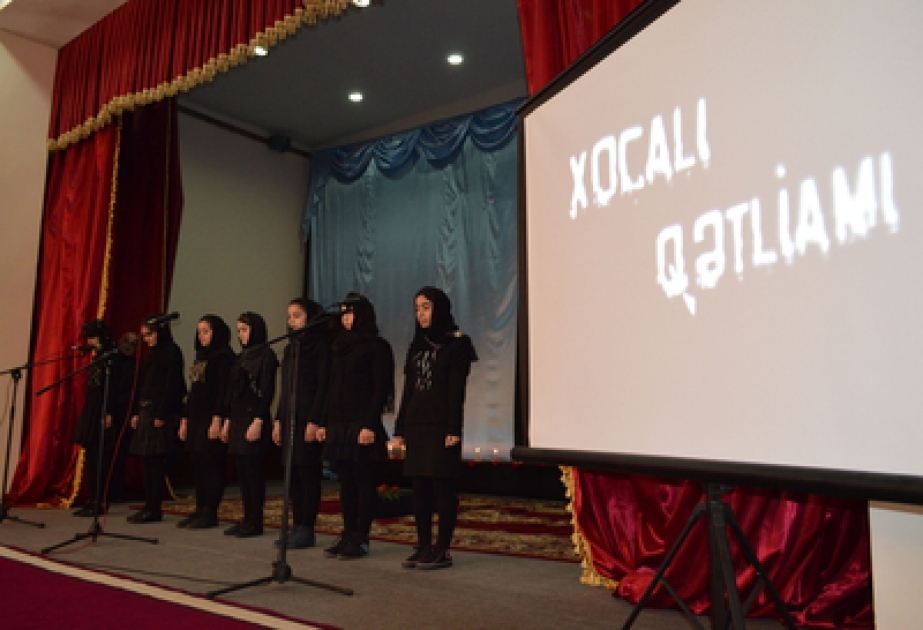 Astarada Xocalı soyqırımının 21-ci ildönümü ilə bağlı mərasim keçirilmişdir
