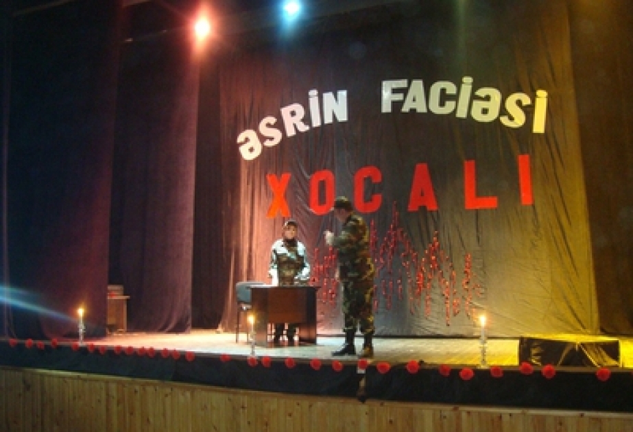 Şabranda Xocalı soyqırımı qurbanlarının xatirəsi anılmışdır