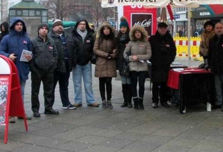Signature collection campaign on Khojaly genocide launched in Hannover