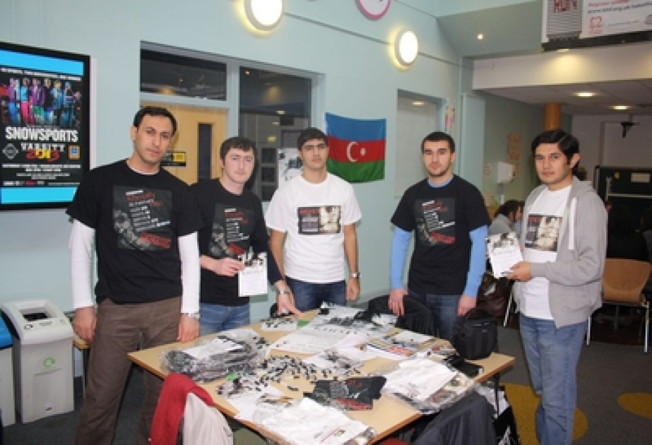 Böyük Britaniyadakı Şeffild Azərbaycan Cəmiyyəti Xocalı soyqırımı ilə bağlı tədbir keçirmişdir