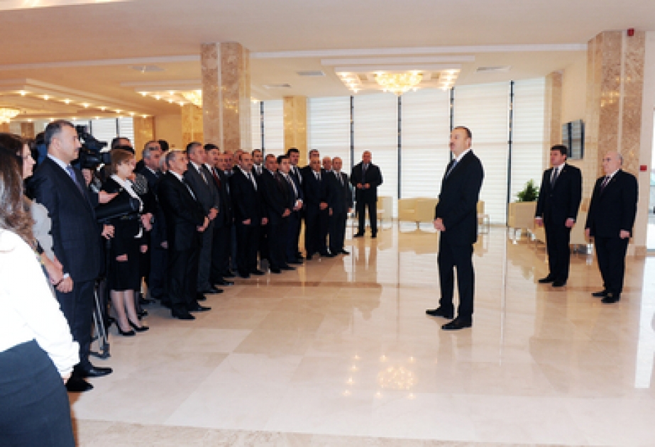 Le Président M. Ilham Aliyev a participé à l’inauguration du Centre culturel à Gabala