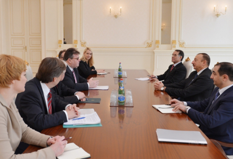 Le président azerbaïdjanais Ilham Aliyev a reçu la délégation conduite par le ministre lituanien des affaires étrangères