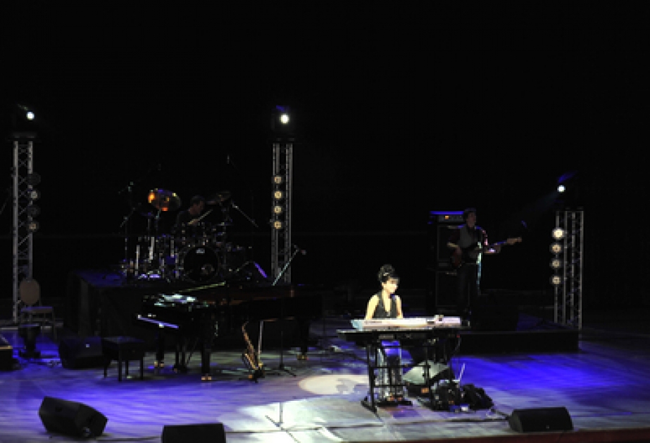 La pianiste japonaise mondialement connue s’est produite en concert à Bakou