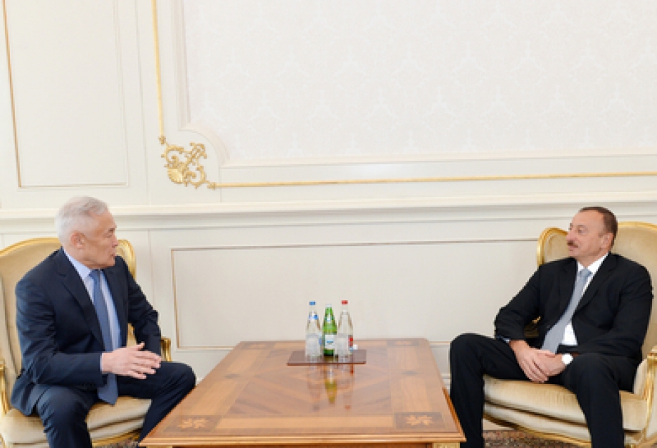Le président Ilham Aliyev a reçu les lettres de créance du nouvel ambassadeur du Kazakhstan en Azerbaïdjan