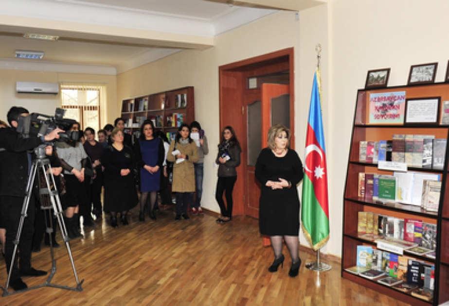 AMEA-nın Mərkəzi Elmi Kitabxanasında “Azərbaycan xalqının soyqırımı” mövzusunda sərgi açılmışdır