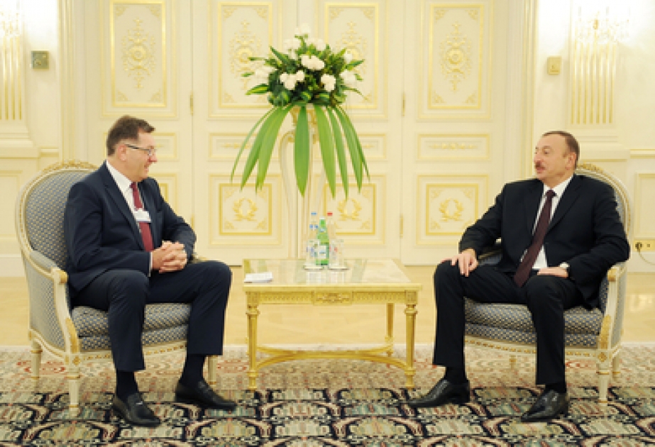 Le président azerbaïdjanais Ilham Aliyev a reçu le Premier ministre lituanien VIDEO
