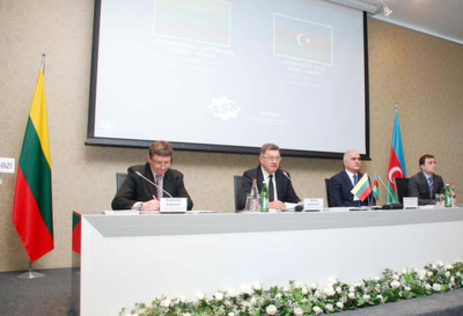 In Baku das aserbaidschanisch-litauische Businessforum stattgefunden