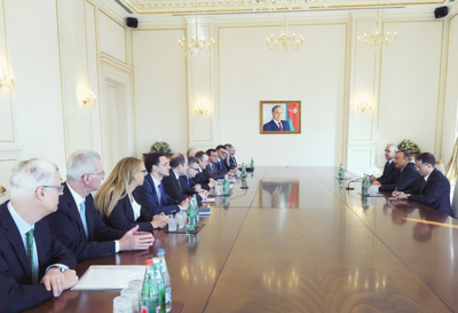 Le président azerbaïdjanais Ilham Aliyev a reçu les membres du conseil d’administration de la Banque européenne pour la reconstruction et le développement VIDEO