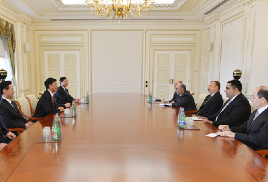 Le président azerbaïdjanais Ilham Aliyev a reçu la délégation conduite par le procureur général du Parquet populaire suprême de la République Populaire de Chine, président de l'Association internationale des autorités anti-corruption VIDEO 
