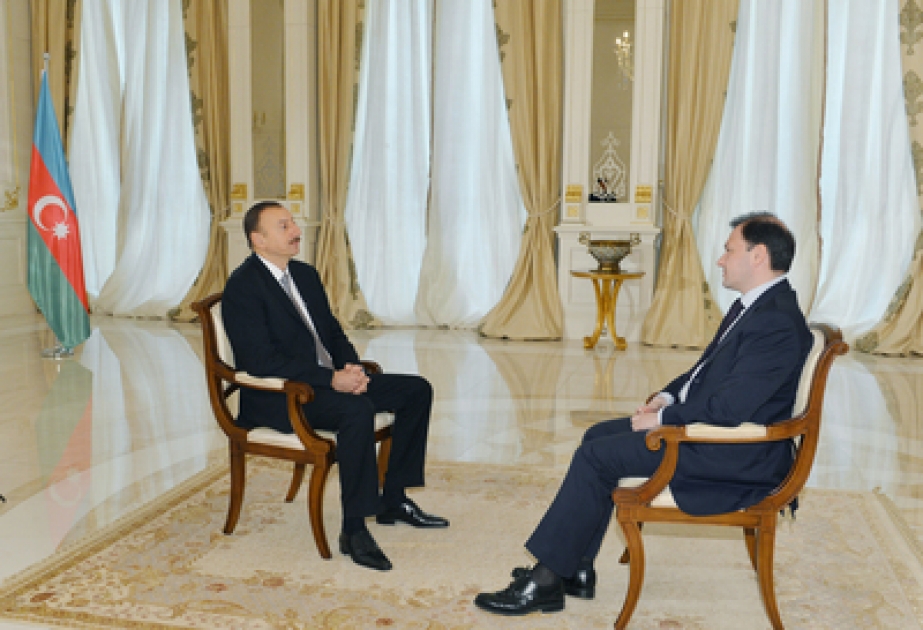 L’interview du président azerbaïdjanais Ilham Aliyev à la chaîne Rossia 24