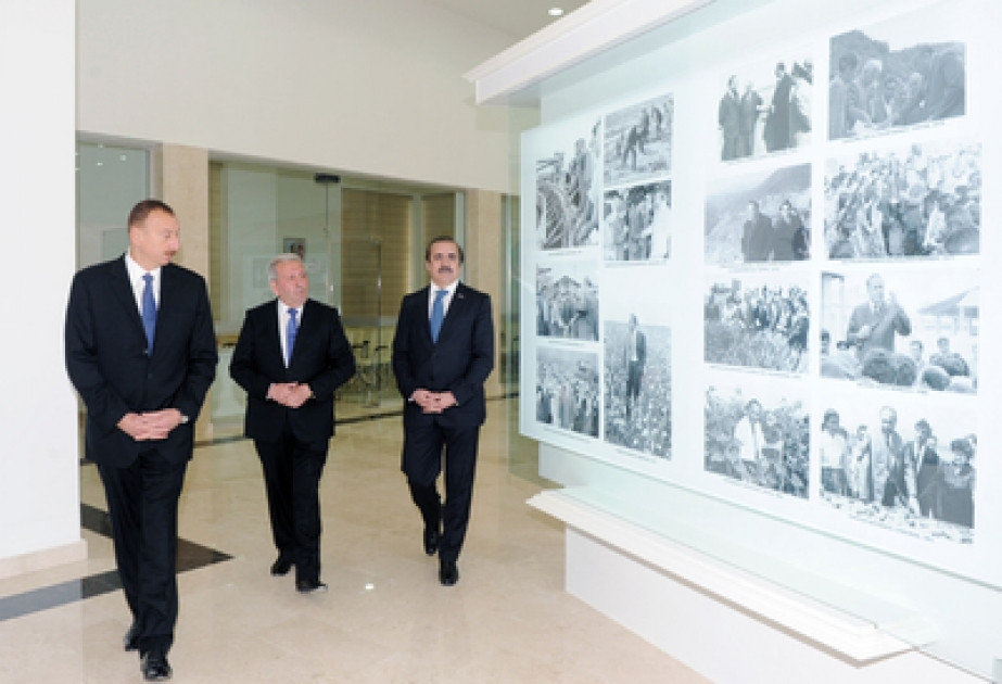 Le président azerbaïdjanais Ilham Aliyev a effectué une visite à la région de Hadjigaboul