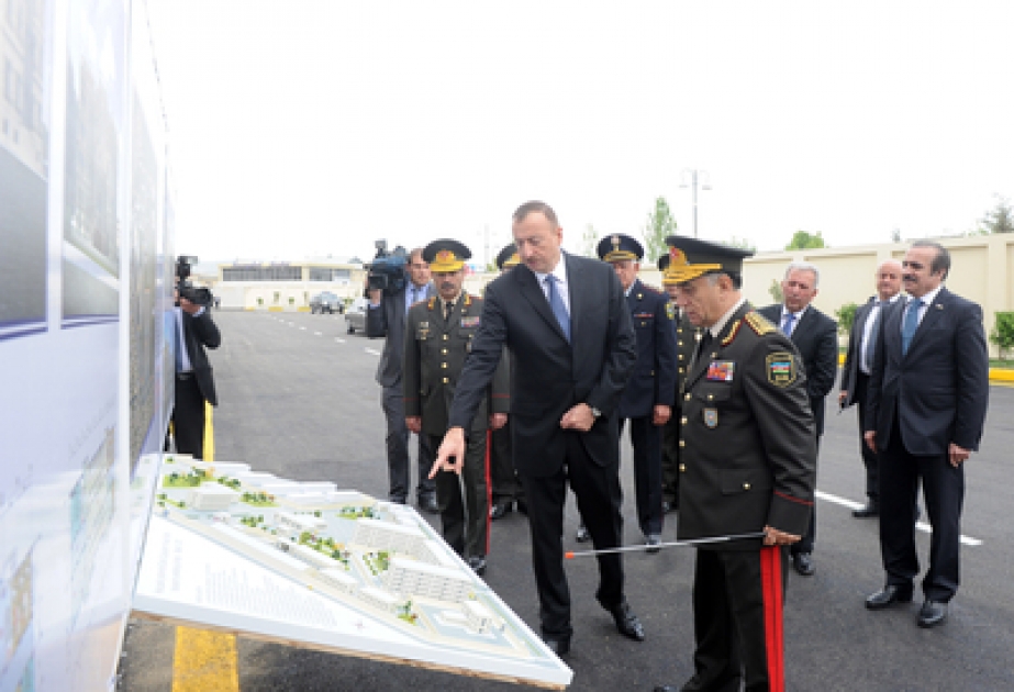 Le président Ilham Aliyev s’est rendu à l’unité militaire «N» des Troupes intérieures à Hadjigaboul