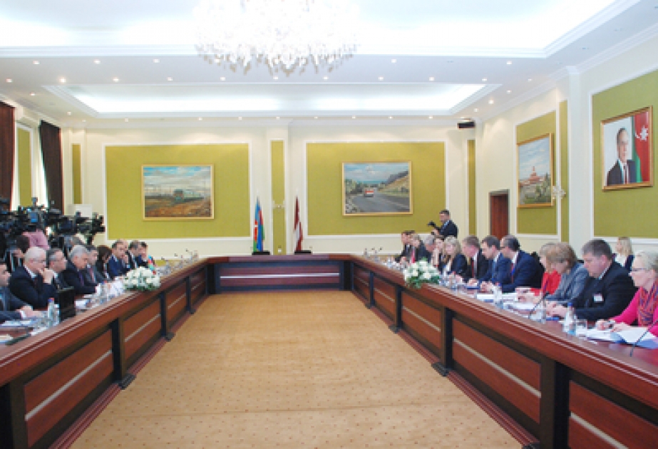 La réunion de la Commission intergouvernementale azerbaïdjano-lettone