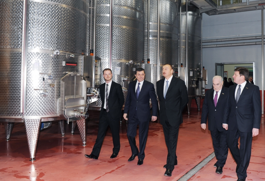 Qəbələdə “Aspi Winery” üzüm emalı zavodu istismara verilmişdir