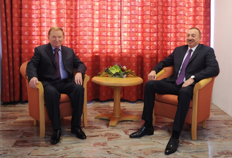 Prezident İlham Əliyev Ukraynanın sabiq Prezidenti Leonid Kuçma ilə görüşmüşdür