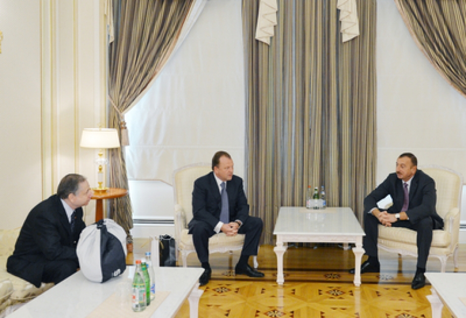 Le président azerbaïdjanais Ilham Aliyev a reçu le président de la Fédération Internationale de Judo et de la Fédération Internationale d’Automobile