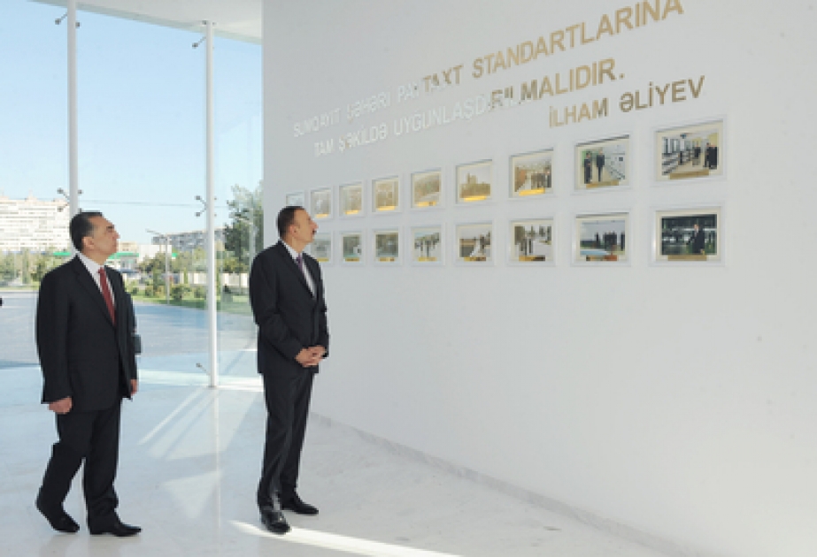 Le président Ilham Aliyev a assisté à l’ouverture du Centre Heydar Aliyev à Soumgaït VIDEO