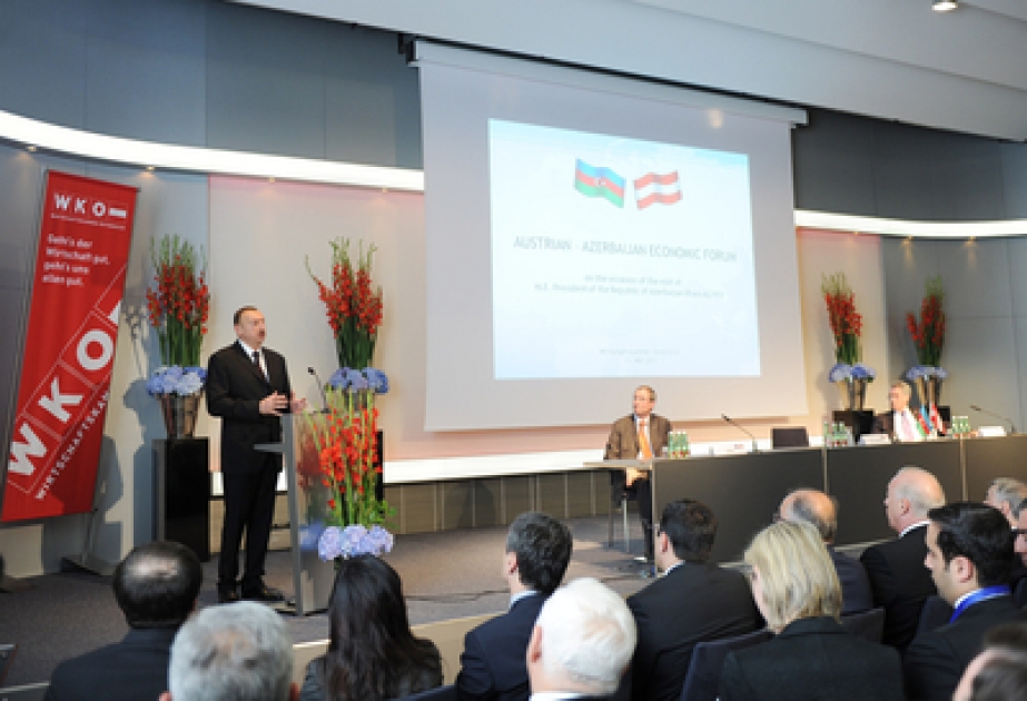 Un forum d’affaires autricho-azerbaïdjanais a été organisé à Vienne Le forum a été marqué par la présence des présidents azerbaïdjanais et autrichien VIDEO