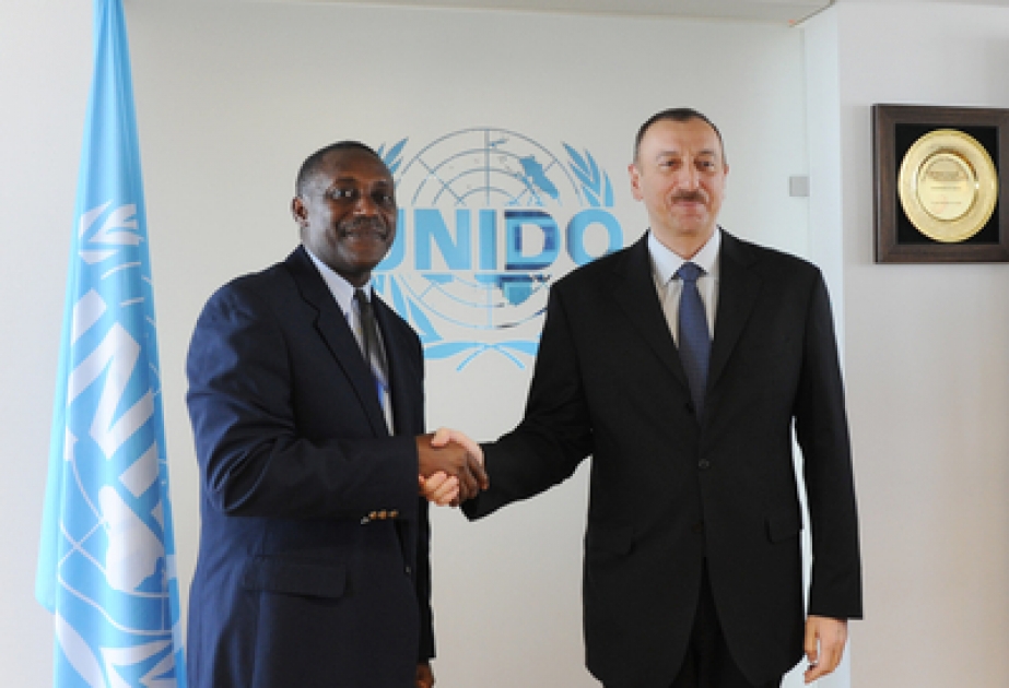 Le président azerbaïdjanais Ilham Aliyev a rencontré le directeur général de l'ONUDI