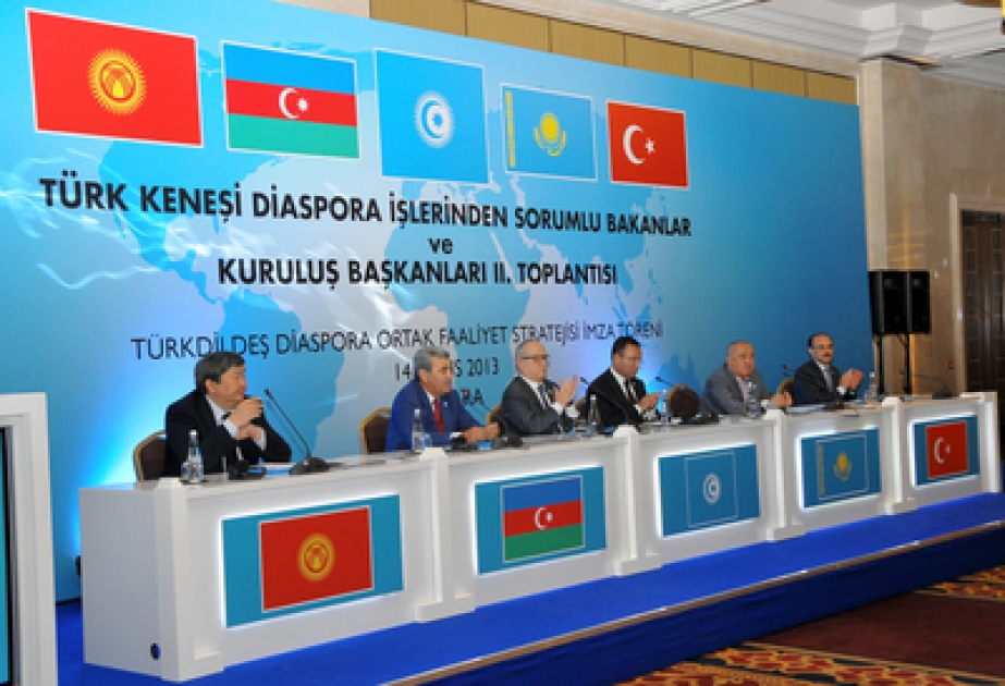 “Türkdilli ölkələrin diaspor təşkilatları arasında ortaq fəaliyyət strategiyası” imzalanmışdır