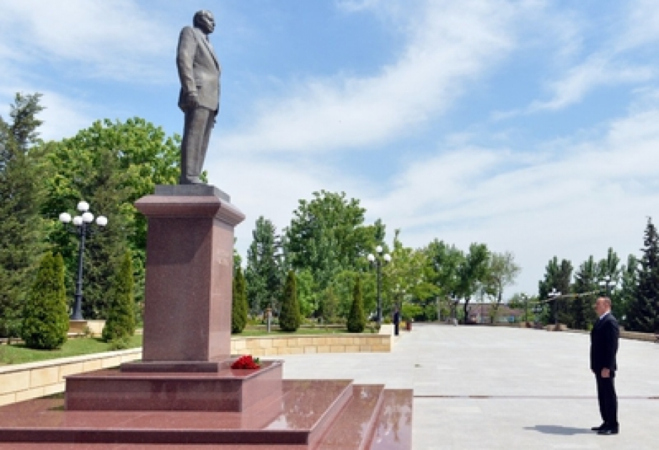 Le président azerbaïdjanais Ilham Aliyev est arrivé en visite à Chamakhy VIDEO
