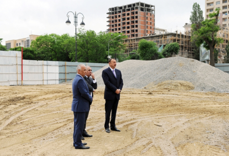 Le président Ilham Aliyev a pris connaissance des travaux effectués dans le parc Dédé Gorgoud à Bakou VIDEO