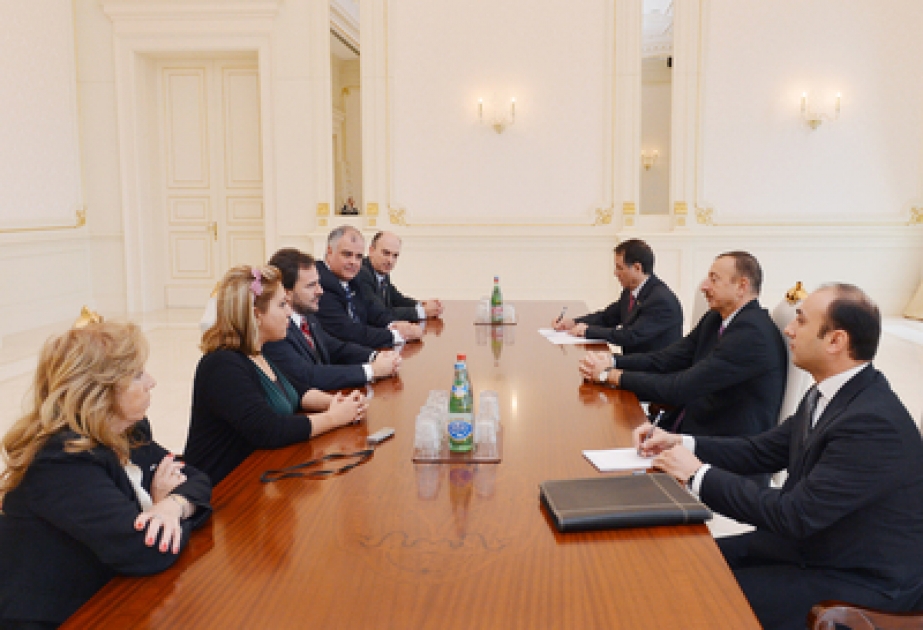 Le président azerbaïdjanais Ilham Aliyev a reçu la délégation conduite par le président de la Chambre des Représentants de l’Uruguay VIDEO