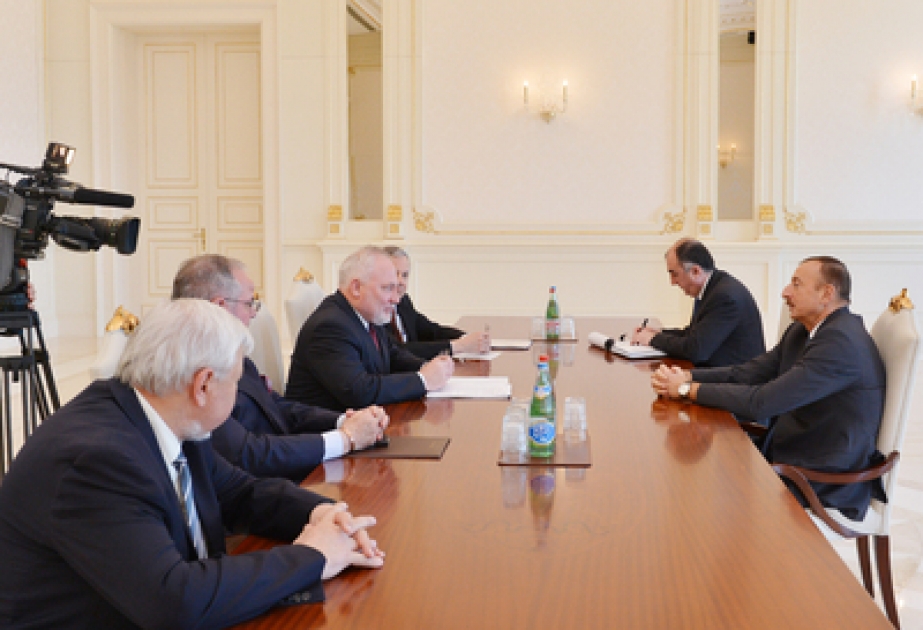 Le président Ilham Aliyev, a reçu les coprésidents du Groupe de Minsk de l’OSCE et le représentant spécial du président en exercice VIDEO