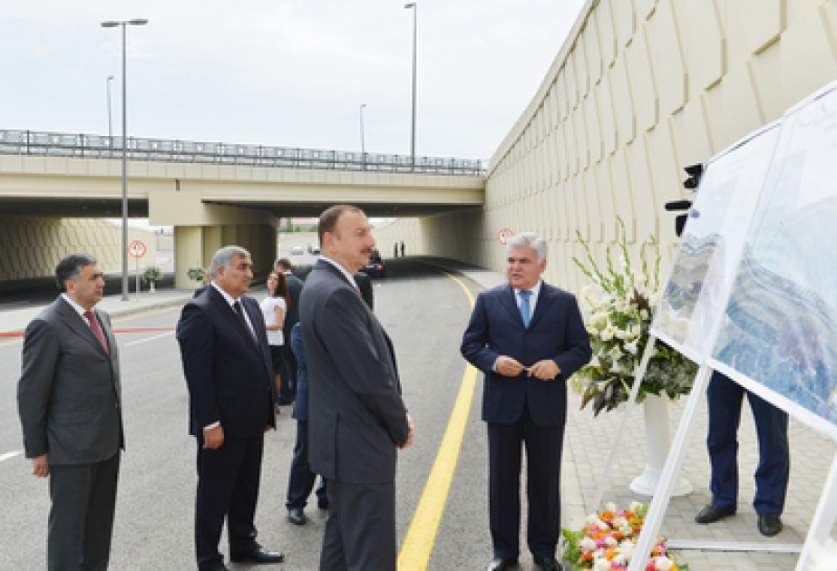 Le président Ilham Aliyev a pris part à l’ouverture de la route Bouzovna-Mardakan-Gala VIDEO