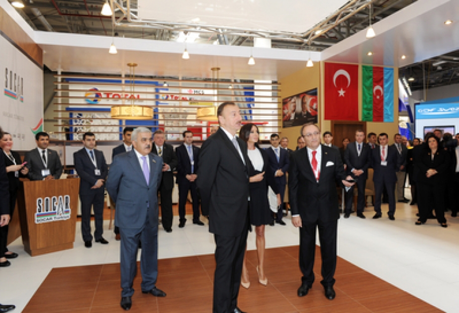 Le XXe Salon international et conférence sur le pétrole, le gaz, le raffinage et la pétrochimie «Caspian Oil and Gas» a entamé son travail à Bakou Le président Ilham Aliyev a participé à la cérémonie d’ouverture VİDEO