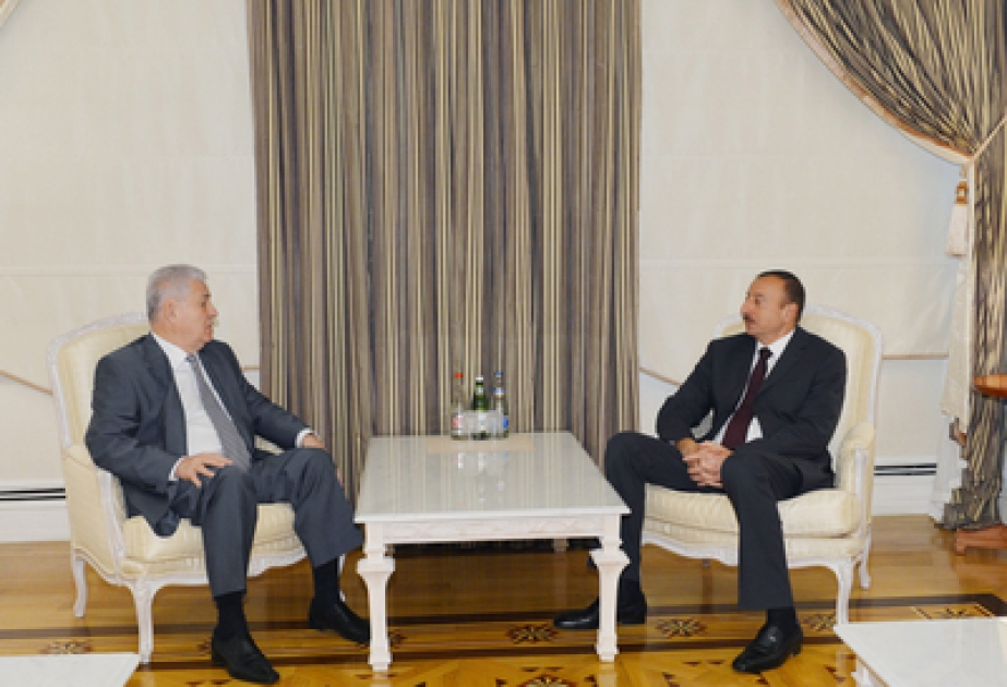 Le président Ilham Aliyev a reçu Vladimir Voronin, ancien président de Moldova VİDEO