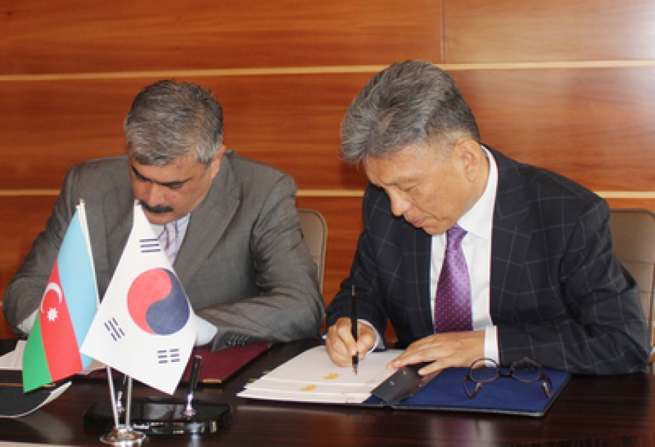 Aserbaidschanische und koreanische Regierungen eine Vereinbarung unterzeichnet