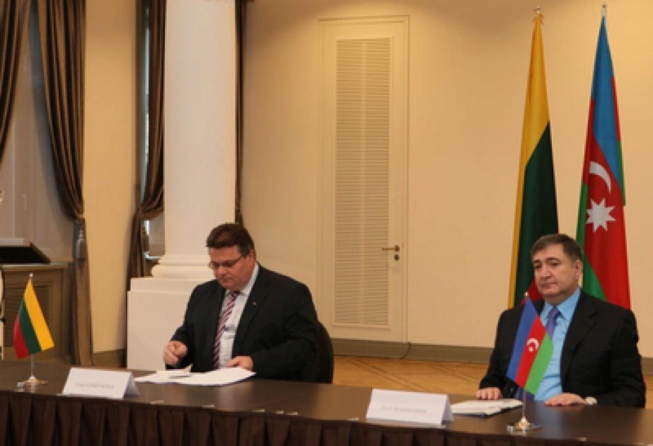 Le procès- verbal de la troisième réunion de la Commission conjointe de coopération bilatérale Azerbaïdjan – Lituanie