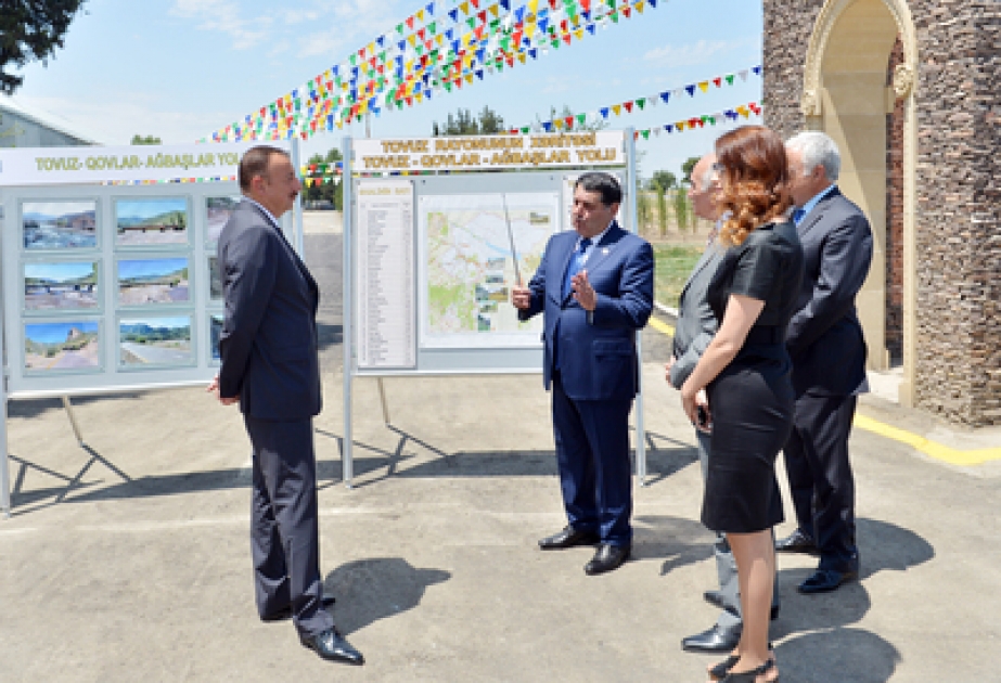 L’ouverture de la route Tovouz – Govlar – Aghbachlar VİDEO