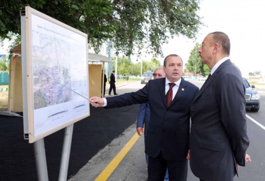 La visite du président Ilham Aliyev à la région de Gazakh VİDEO