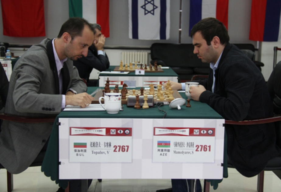 Azerbaijan`s Mammadyarov beats Bulgarian Topalov to top table at FIDE Grand Prix Series in Beijing