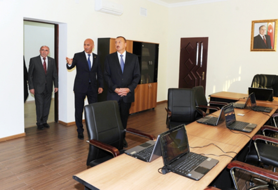 Inauguration du nouveau bâtiment administratif du Pouvoir exécutif de la région de Siyazan VİDEO