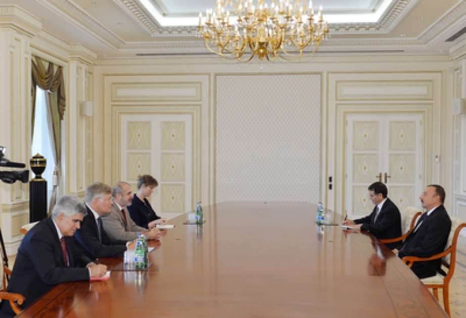 Le président azerbaïdjanais Ilham Aliyev a reçu la délégation dirigée par Philippe Lefort, représentant spécial de l’UE pour le Caucase du Sud VİDEO