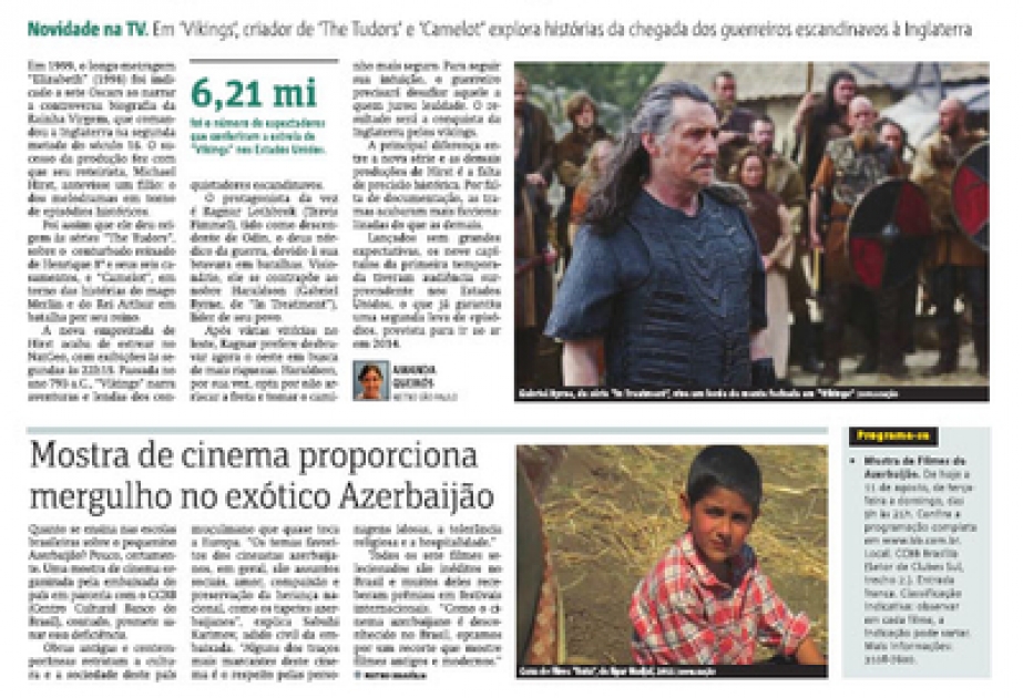Azerbaijani movies screened in Brazil